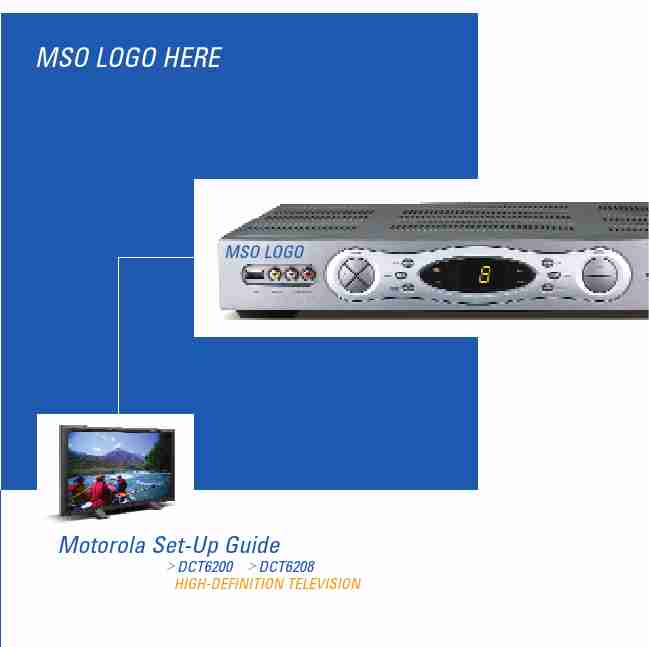 Motorola Flat Panel Television DCT6200-page_pdf